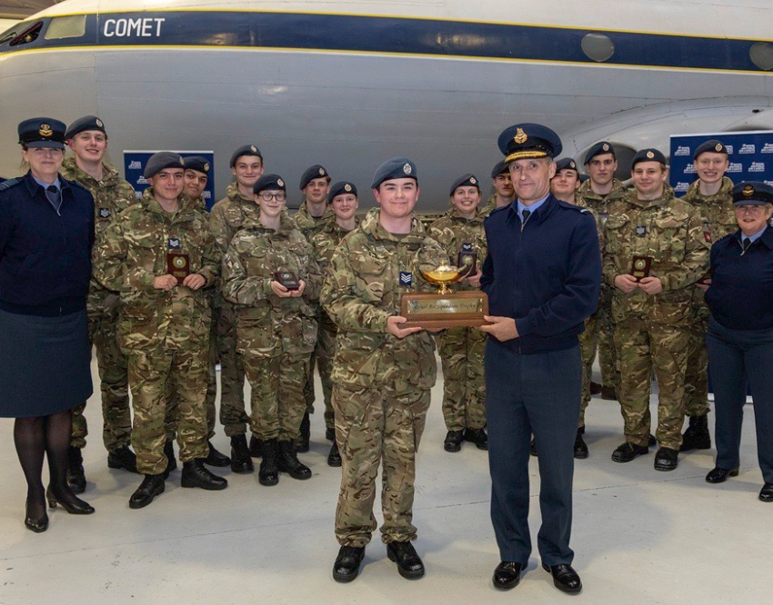 LSF win Royal Air Squadron Trophy two years in a row, cementing their place as best RAF cadet force in the country
